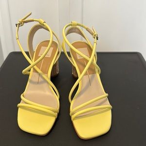 Yellow Dolce Vita sandals